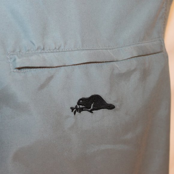 ROOTS GOLF GREEN ATHLETIC VEST JACKET LARGE MEN SLEEVELESS  RIBBED ZIPPER LINED - Picture 7 of 9